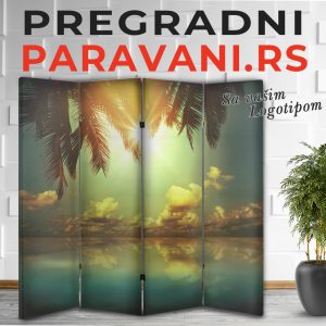 Pregradni paravan - Zalazak sunca 017