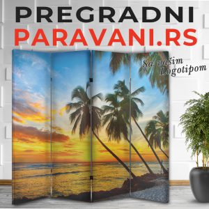 Pregradni paravan - Zalazak sunca 018