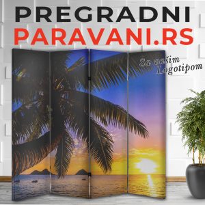 Pregradni paravan - Zalazak sunca 020