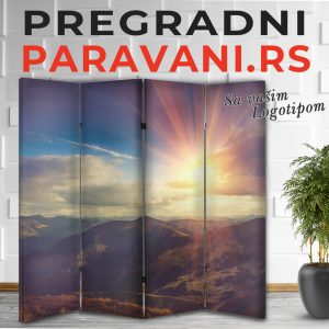 Pregradni paravan - Zalazak sunca 052