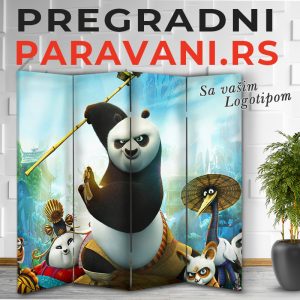 Pravan za decije sobe - Kung Fu panda